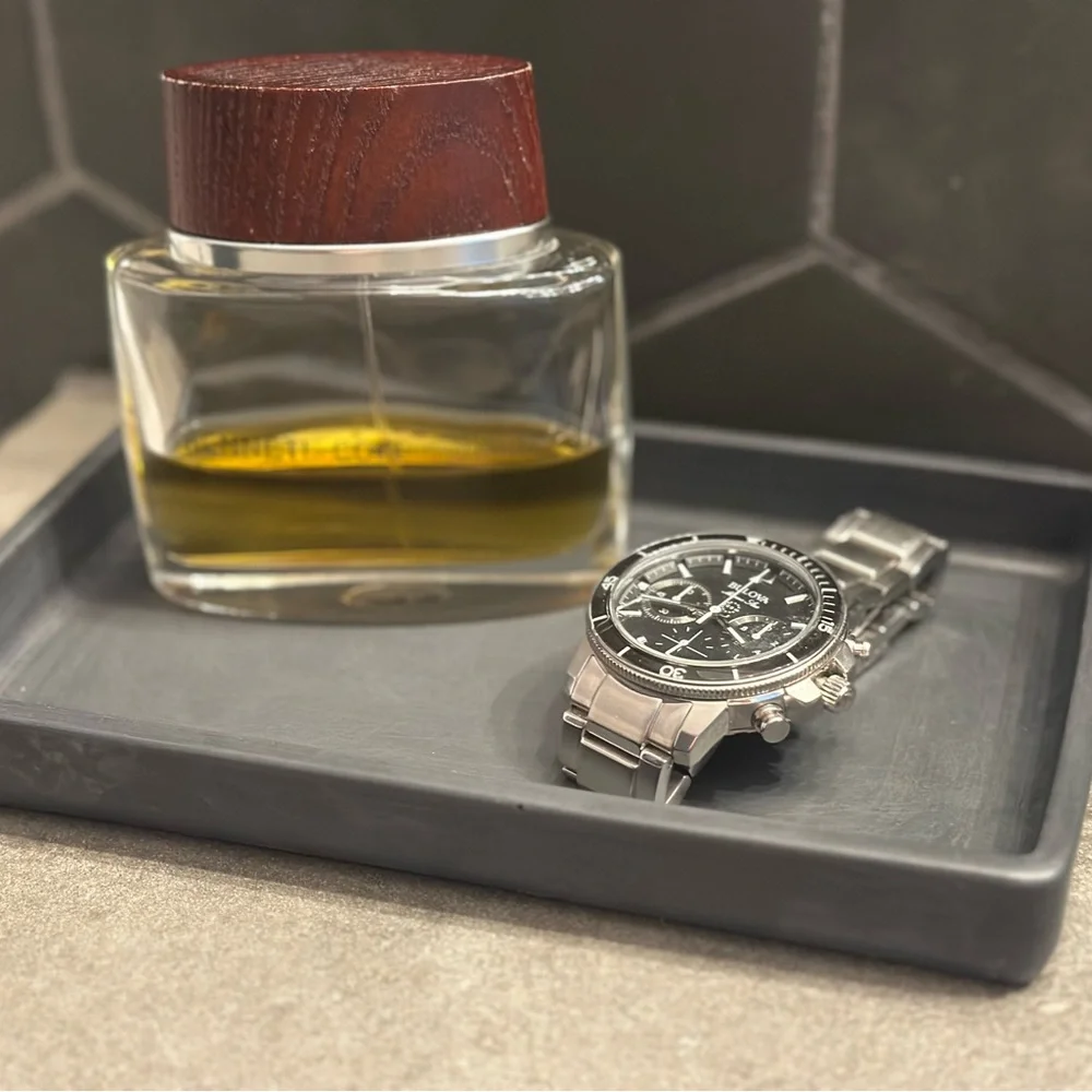 Elegant concrete catch all tray Soap Dish